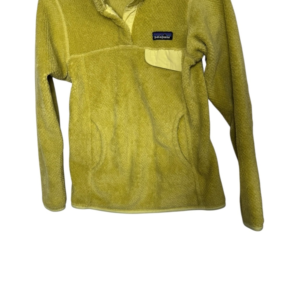 Patagonia pullover snap fleece yellow women’s XXS sweatshirt jacket winter - Picture 4 of 5